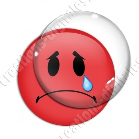 Image digitale - emoji triste