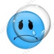 Image digitale - emoji triste