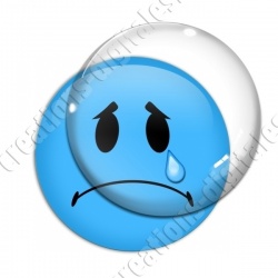 Image digitale - emoji triste