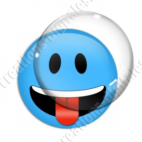 Image digitale - emoji langue