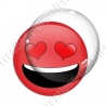 Image digitale - emoji amoureux