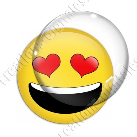 Image digitale - emoji amoureux