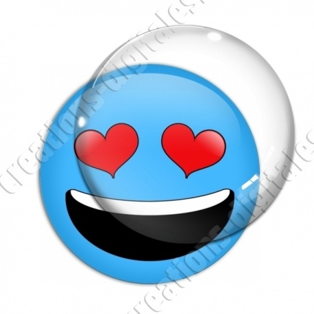 Image digitale - emoji amoureux