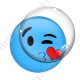 Image digitale - emoji bisou