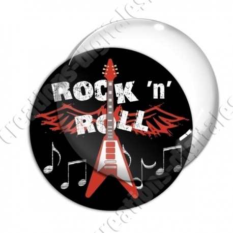 Image digitale - Rock'n'Roll ailes et guitare