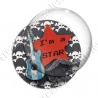 Image digitale - I'm a star -guitare bleue