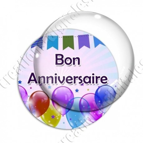 Image digitale - Bon anniversaire - Ballons 01