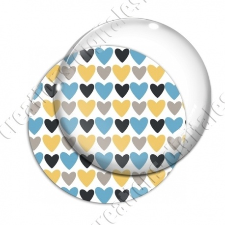 Image digitale - Coeurs 4 couleurs 02