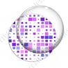 Image digitale - Carrés tailles différentes ton violet