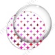 Image digitale - Etoile 4 branches 02 ton rose