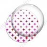 Image digitale - Etoile 4 branches 02 ton rose