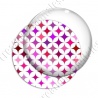 Image digitale - Etoile 4 branches 03 ton rose