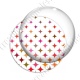 Image digitale - Etoile 4 branches 02 ton rose
