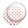 Image digitale - Etoile 4 branches 02 ton rose