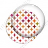 Image digitale - Etoile 4 branches 03 ton rose
