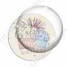 Image digitale - Happy birthday - Cupcakes