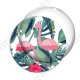 Image digitale - Flamant rose feuillage 04