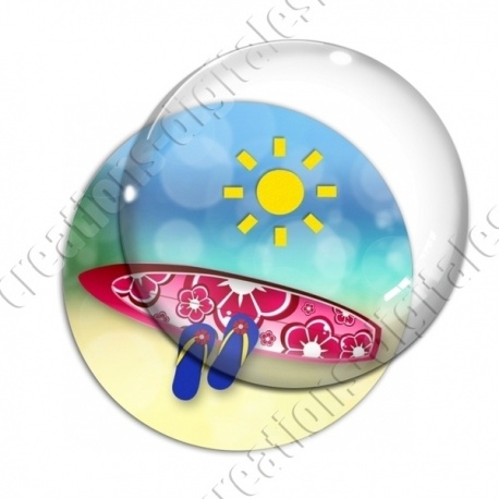 Image digitale - Surf et tongs