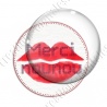 Image digitale - Merci nounou - Bouche rouge