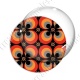 Image digitale - Motif 70s - Ronds concentriques orange 02