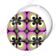 Image digitale - Motif 70s - Ronds concentriques roses 02