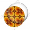 Image digitale - Motif 70s - Ronds concentriques marron 02