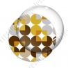 Image digitale - Motif 70s - Ronds marrons 02