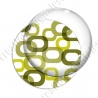Image digitale - Motif 70s - Anneaux verts