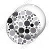 Image digitale - Ronds multi-tailles - Noir et blanc 02