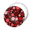 Image digitale - Ronds multi-tailles - Rouge