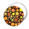 Image digitale - Ronds multi-tailles - Orange