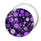 Image digitale - Ronds multi-tailles - Violet