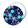 Image digitale - Ronds multi-tailles - Bleu