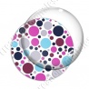 Image digitale - Ronds multi-tailles - Rose et bleu 02