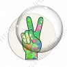 Image digitale - Symbole V - vert