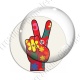Image digitale - Symbole V - rouge