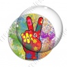 Image digitale - Symbole V - rouge 02