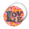 Image digitale - Love fond fleuri rose 02