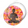 Image digitale - Yoga fond fleuri rose