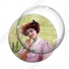 Image digitale - Femme aux fleurs de cerisier