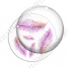 Image digitale - Plumes oranges et roses