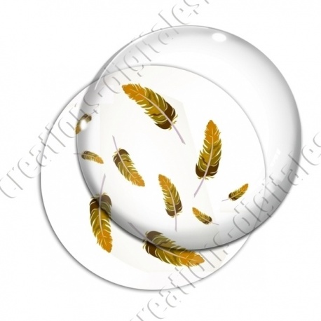 Image digitale - Plumes oranges