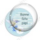 Image digitale - Bonne fête papi fond oiseau