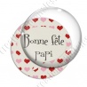 Image digitale - Bonne fête papi et coeurs