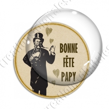 Image digitale - Bonne fête papy - Vintage 01