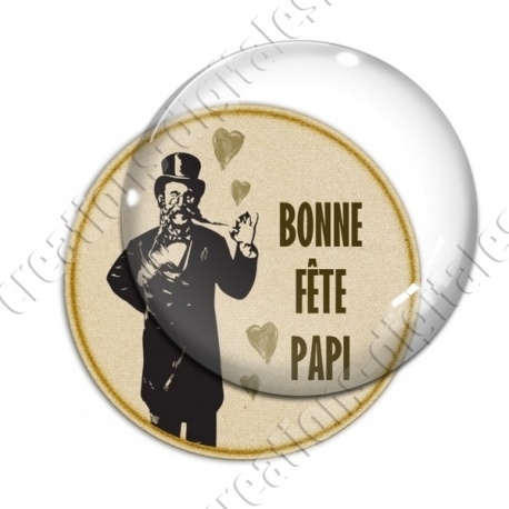 Image digitale - Bonne fête papi - Vintage 01