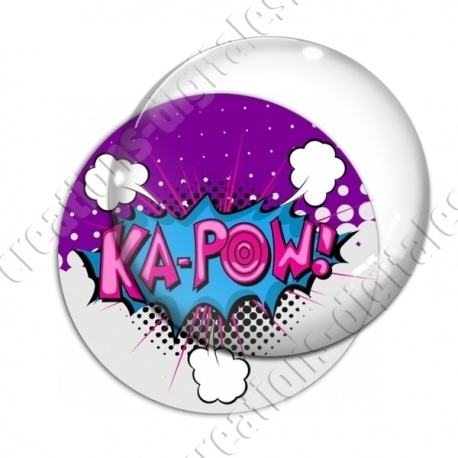 Image digitale - Comics - KaPow rose