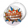 Image digitale - Comics - Maman superhéros orange