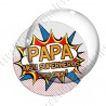 Image digitale - Comics - Papa superhéros orange