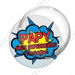 Image digitale - Comics - Papy superhéros rouge